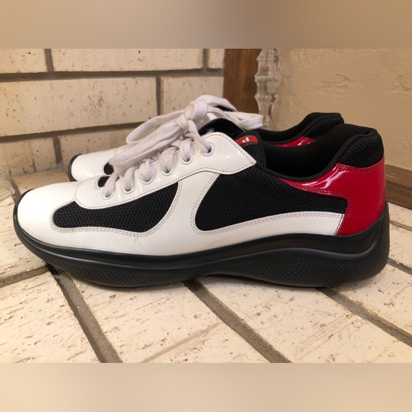 🥳HOST PICK🎉 PRADA - America’s Cup Sneakers - Men’s - Size 9 US - Size 8 UK - Picture 2 of 16